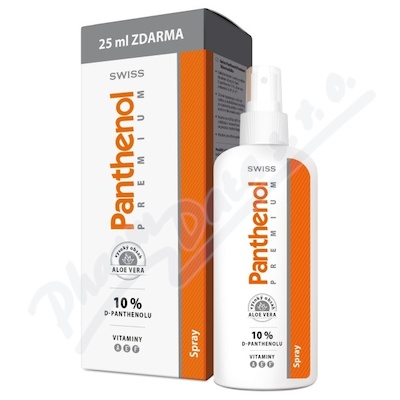 Panthenol 10% Swiss Premium spray 150+25ml ZDARMA