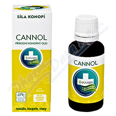 Annabis Cannol konopný olej koupel masáže 30ml