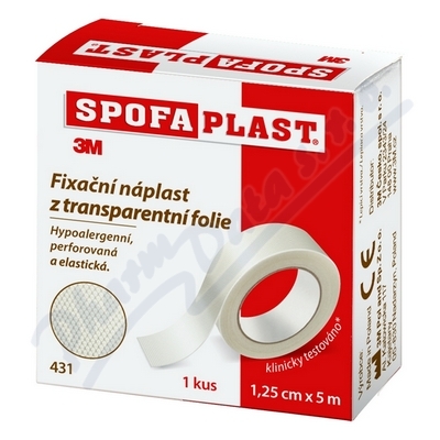 3M Spofaplast Náplast trans.SPOFAFIX 431 5mx12.5mm