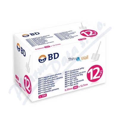 Inzulinové jehly BD 0.33x12.7mm(29G)100ks