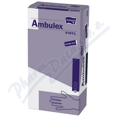 Ambulex Vinyl rukavice vinyl.nepudrované M 100ks