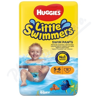 HUGGIES Little Swimmers 5-6 12-18kg 11ks