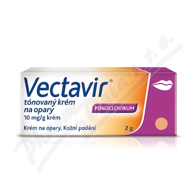 Vectavir tónovaný krém na opary 10mg/g crm.1x2g