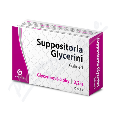 Suppositoria Glycerini 2.2g 10 čípků Galmed