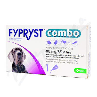FYPRYST combo 1x4.02ml spot-on pro psy nad 40kg