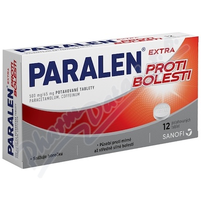 Paralen Extra proti bolesti 500/65mg tbl.flm.12