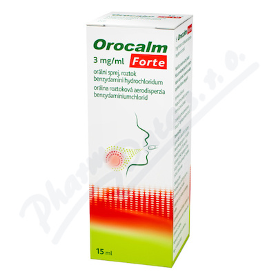 Orocalm Forte 3 mg/ml orm.spr.sol.1 x 15 ml