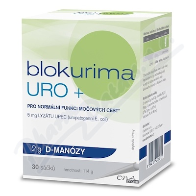 Blokurima URO + 2 g D-manosy 30 kapsúl