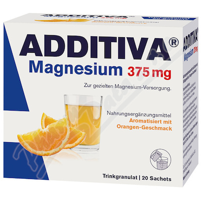 Additiva Magnesium 375mg nápoj pomeranč 20x4.6g