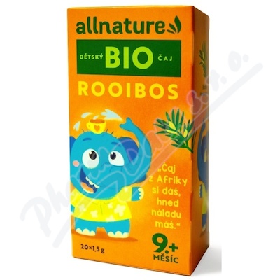 Allnature Dětský čaj Rooibos BIO 20x1.5g 9M+