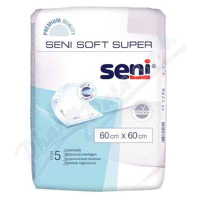 Seni Soft Super podložky absorpční 60x60cm 5ks