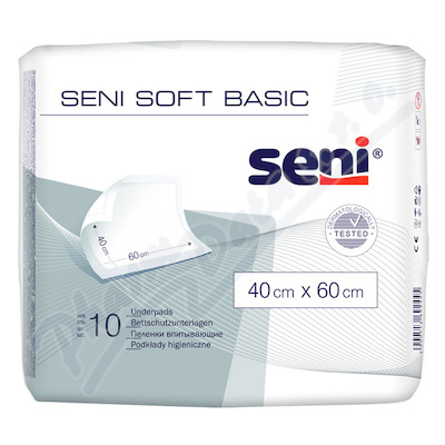 Seni Soft Basic podložky absorpční 60x40cm 10ks