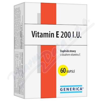 Vitamin E 200 I.U. cps.60 Generica