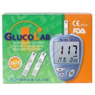 Test.proužky pro glukometr GlucoLab 50ks