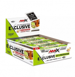 Amix™ EXCLUSIVE PROTEIN BAR - Pistácie/Karamel 85g